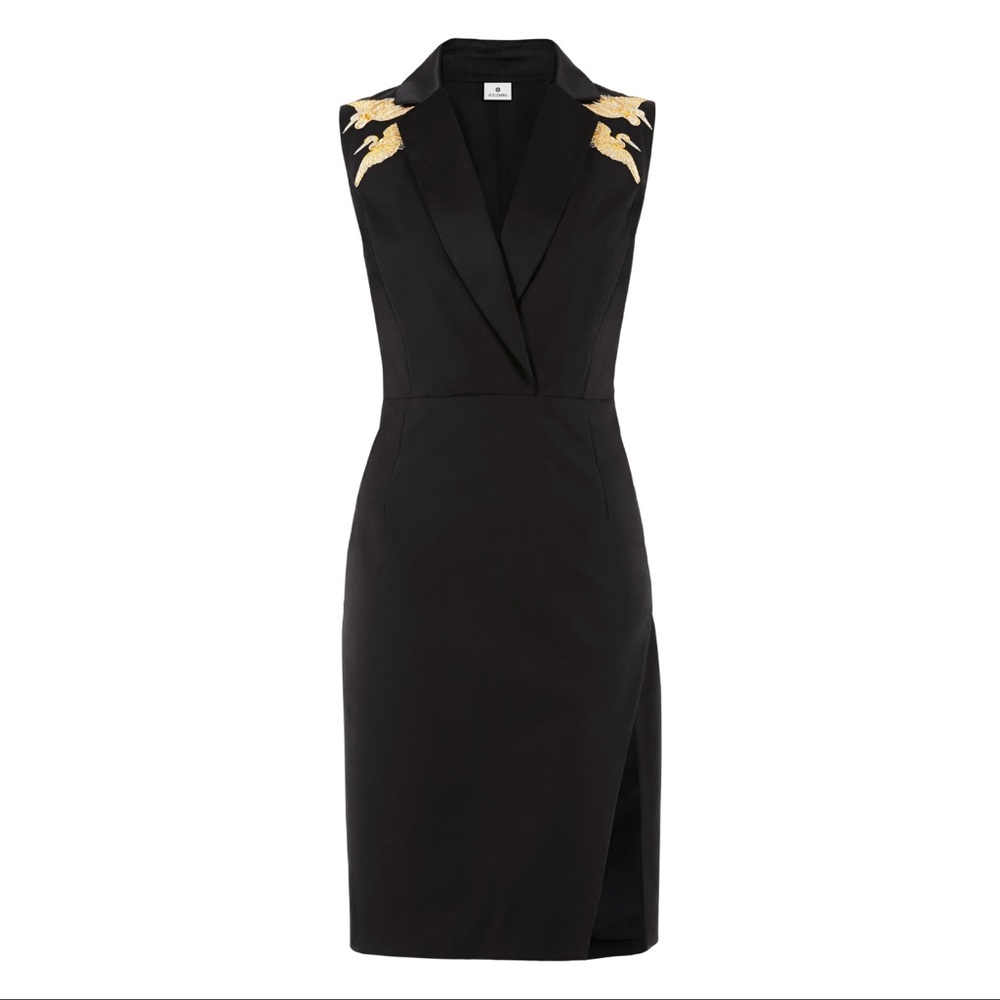 Altuzarra for Target Black Cranes Dress